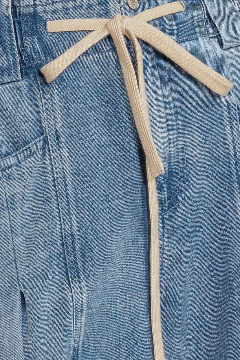 CALM & COLLECTED BLUE DENIM PANTS by Flying Tomato at Shirley Shoppe