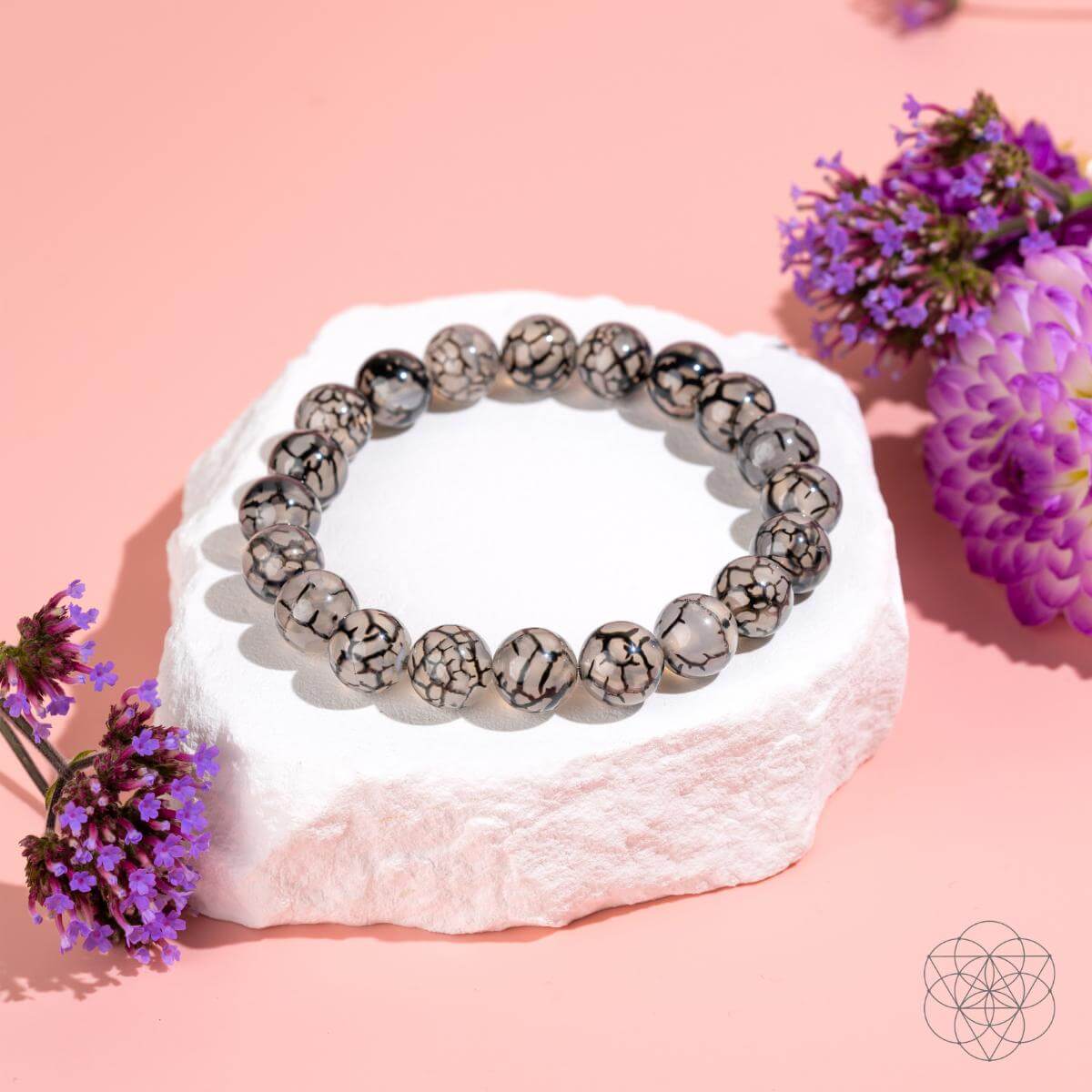 Calm in the Chaos - River Agate Bracelet by Conscious Items at Shirley Shoppe