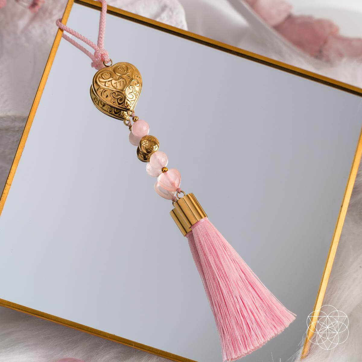 Car Guardian - ‘You Are Loved’ Heart Charm Tassel by Conscious Items at Shirley Shoppe