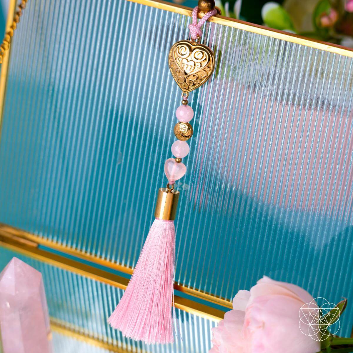 Car Guardian - ‘You Are Loved’ Heart Charm Tassel by Conscious Items at Shirley Shoppe
