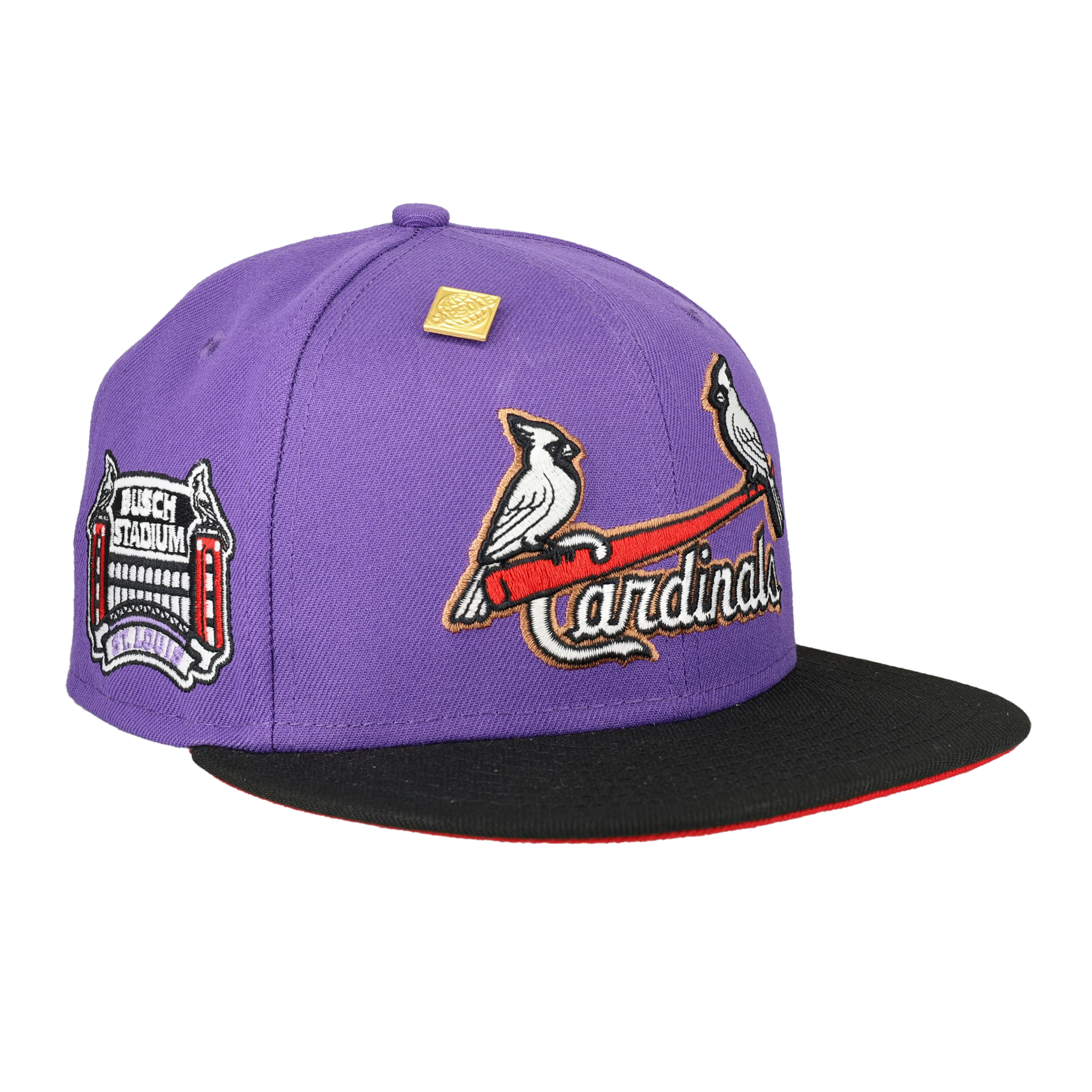 St. Louis Cardinals Busch Stadium Side Patch 59Fifty Fitted Hat