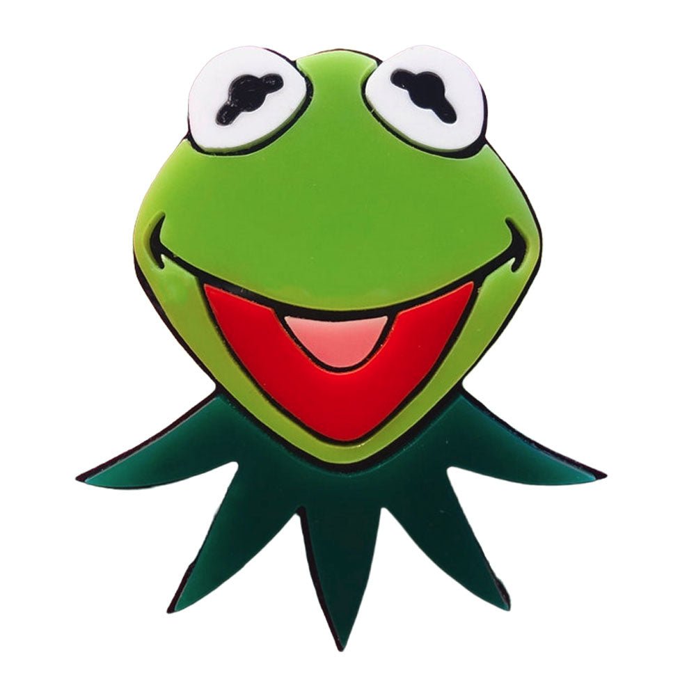 Cartoon Collection - Puppet Frog - Acrylic Brooch by Makokot Design by Quirks! at Shirley Shoppe