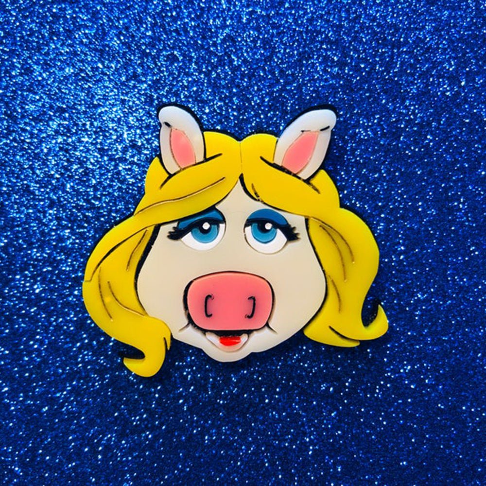 Cartoon Collection - Puppet Piggy - Acrylic Brooch by Makokot Design by Quirks! at Shirley Shoppe