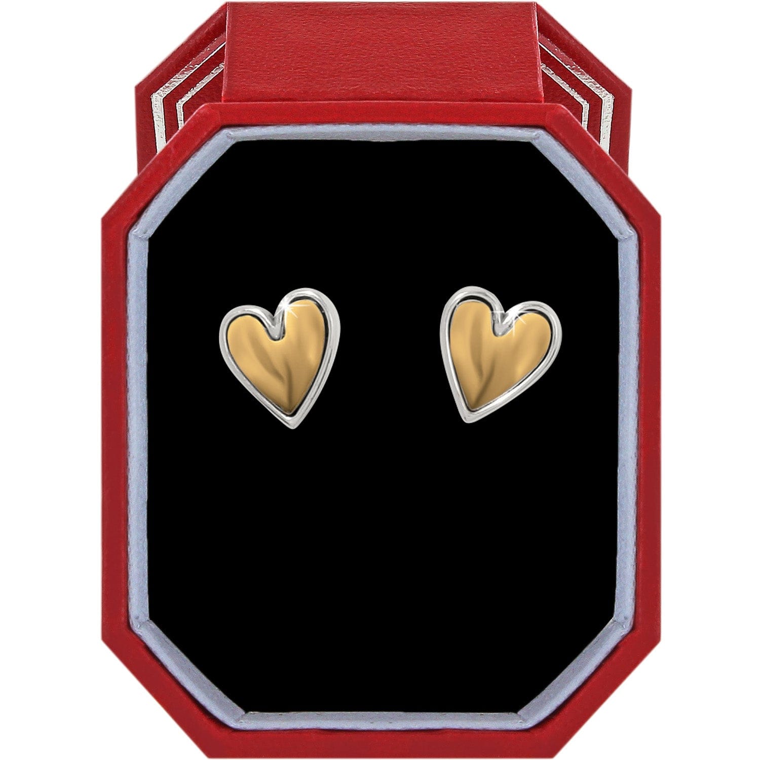 Cascade Heart Post Earrings Gift Box