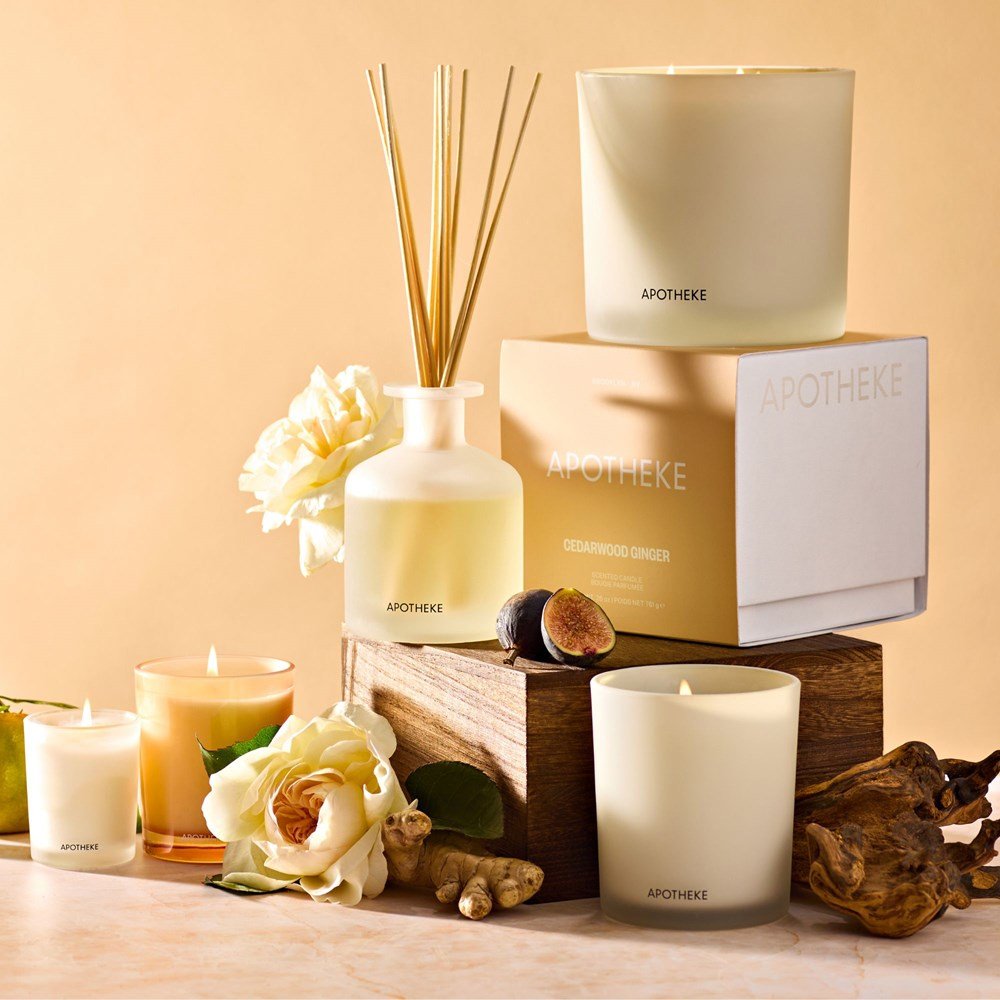 Cedarwood Ginger Classic Candle by APOTHEKE at Shirley Shoppe