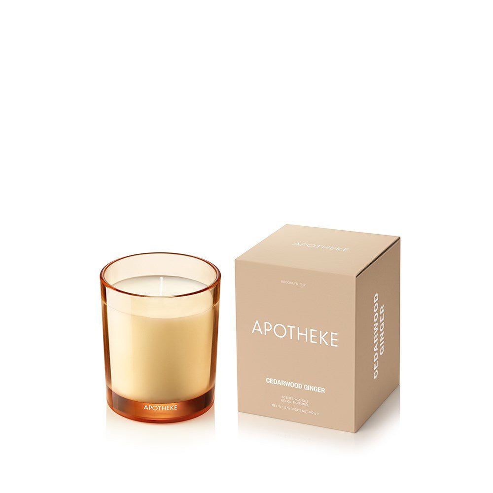 Cedarwood Ginger Petite Candle by APOTHEKE at Shirley Shoppe