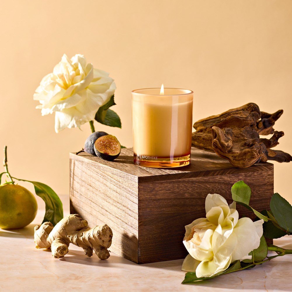 Cedarwood Ginger Petite Candle by APOTHEKE at Shirley Shoppe