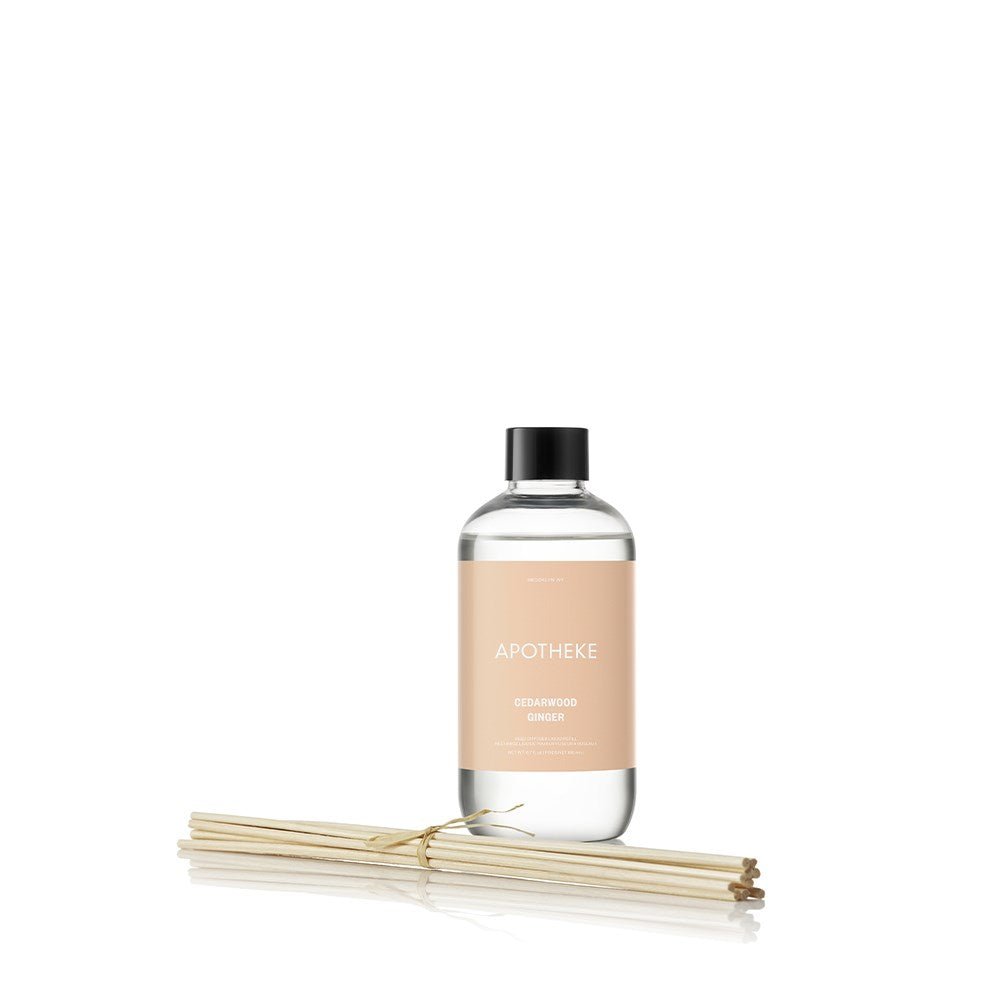 Cedarwood Ginger Reed Diffuser Refill by APOTHEKE at Shirley Shoppe