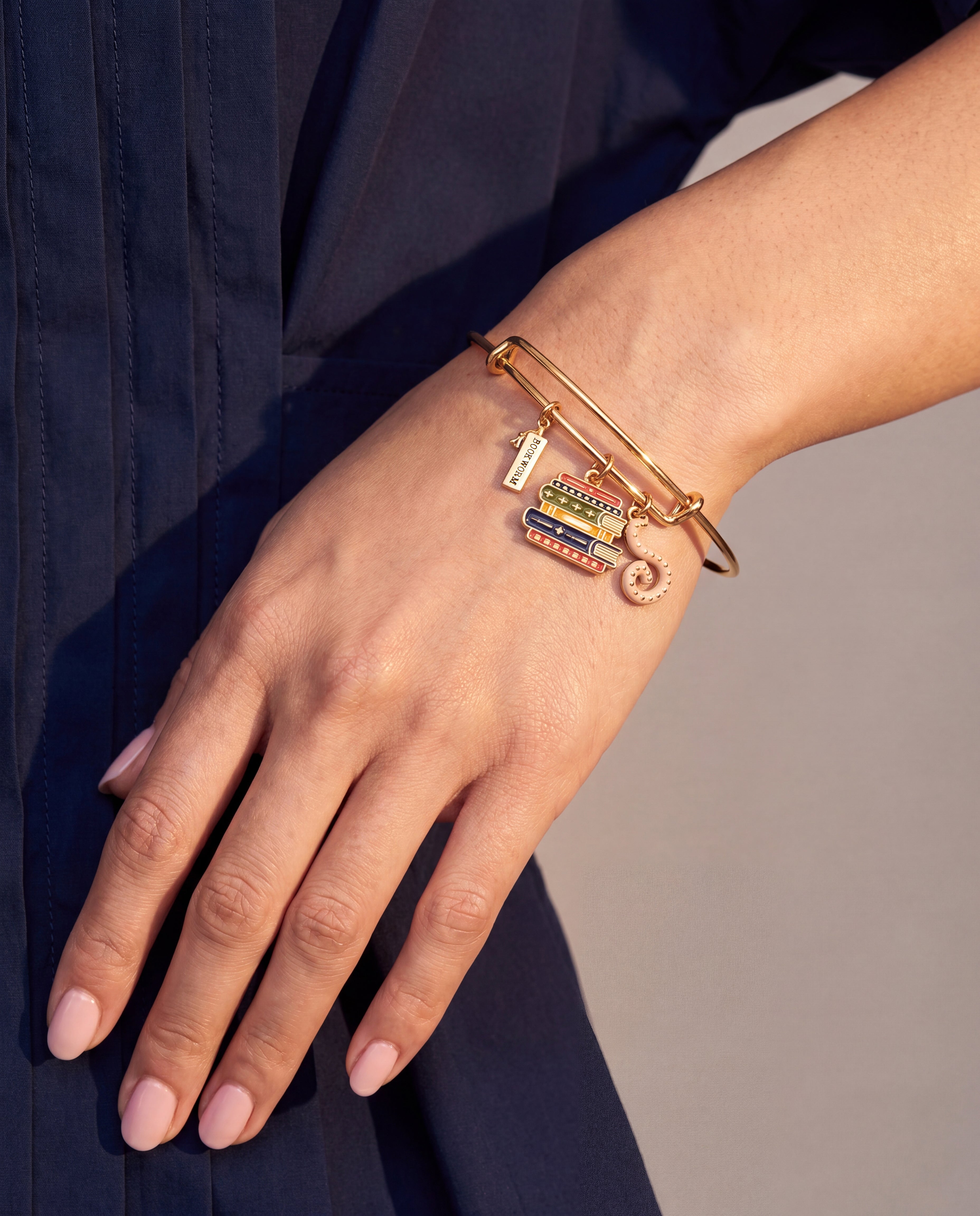 Book Club Multicharm Bangle