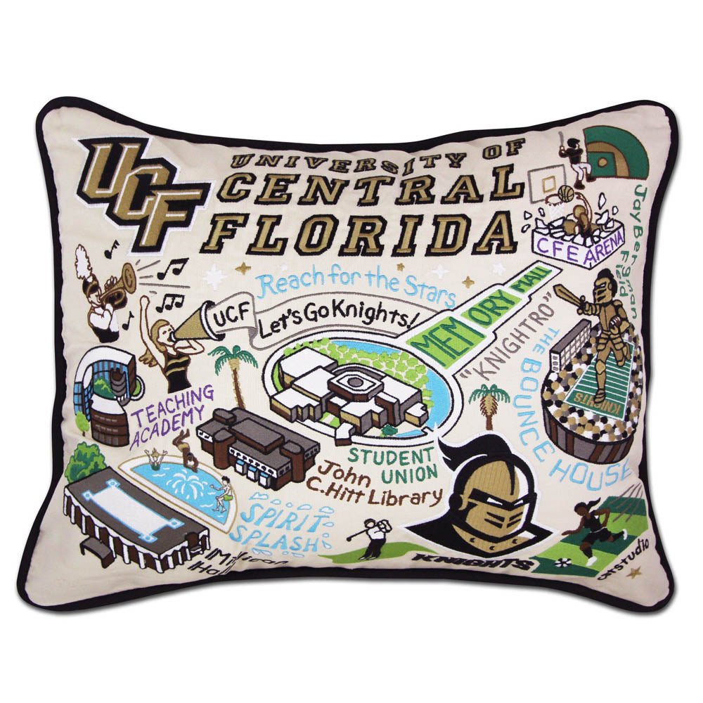 Central Florida, University of Collegiate Embroidered Pillow by CatStudio by Quirks! at Shirley Shoppe