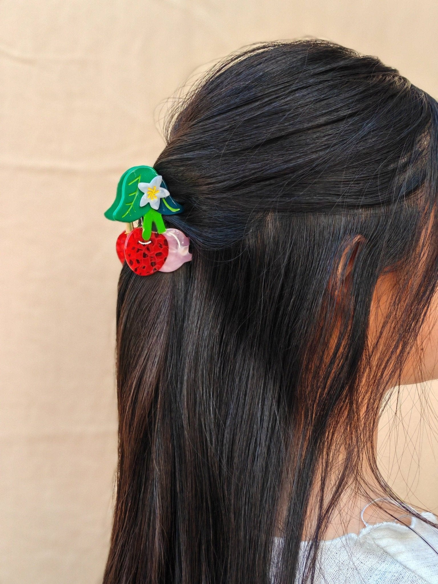 Cherry Hair Claw Clip by Quirks! at Shirley Shoppe