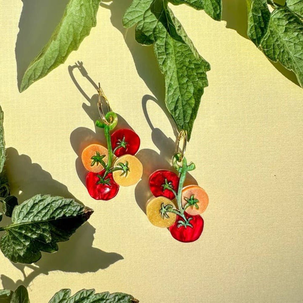 Cherry Tomato Acrylic Dangle by Quirks! at Shirley Shoppe