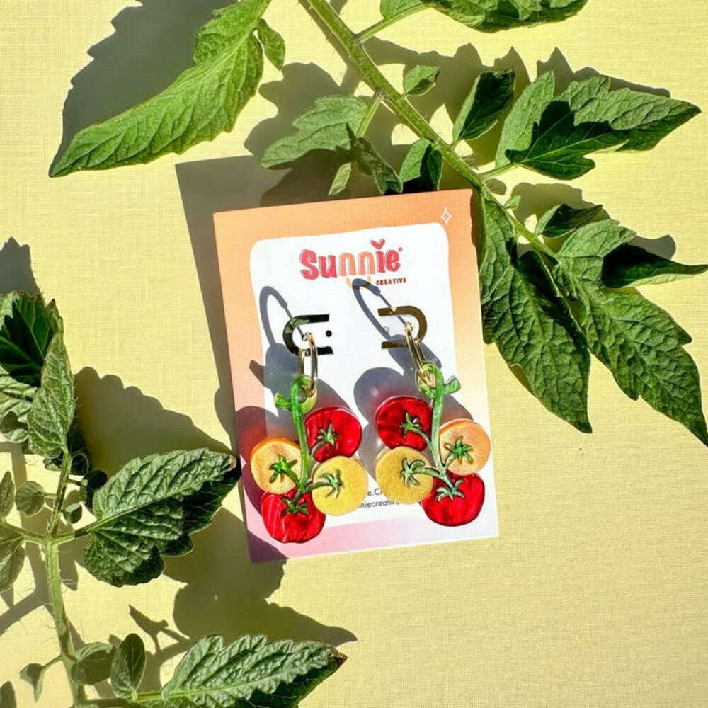 Cherry Tomato Acrylic Dangle