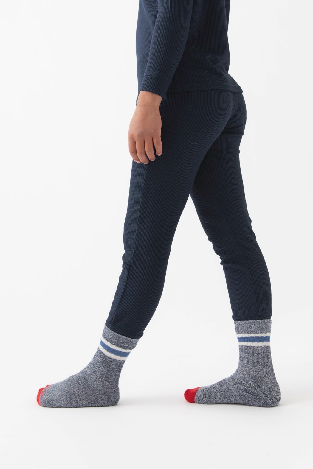 Children's Bamboo Waffle Knit Base Layer Pant - Last Chance by Cozy Earth at Shirley Shoppe