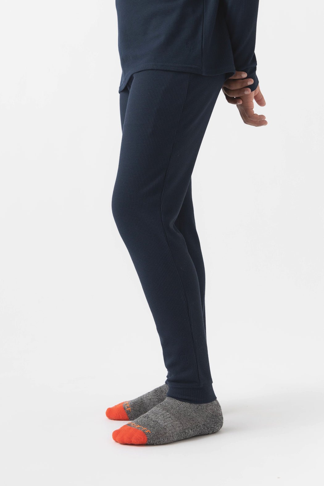 Children's Bamboo Waffle Knit Base Layer Pant - Last Chance by Cozy Earth at Shirley Shoppe