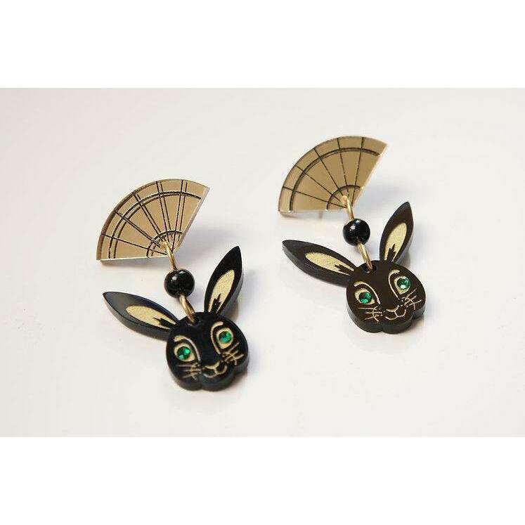 Chinese Year of the Rabbit Earrings by Laliblue