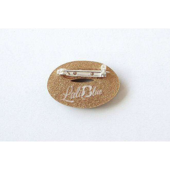 Chocolate Donut Brooch by Laliblue