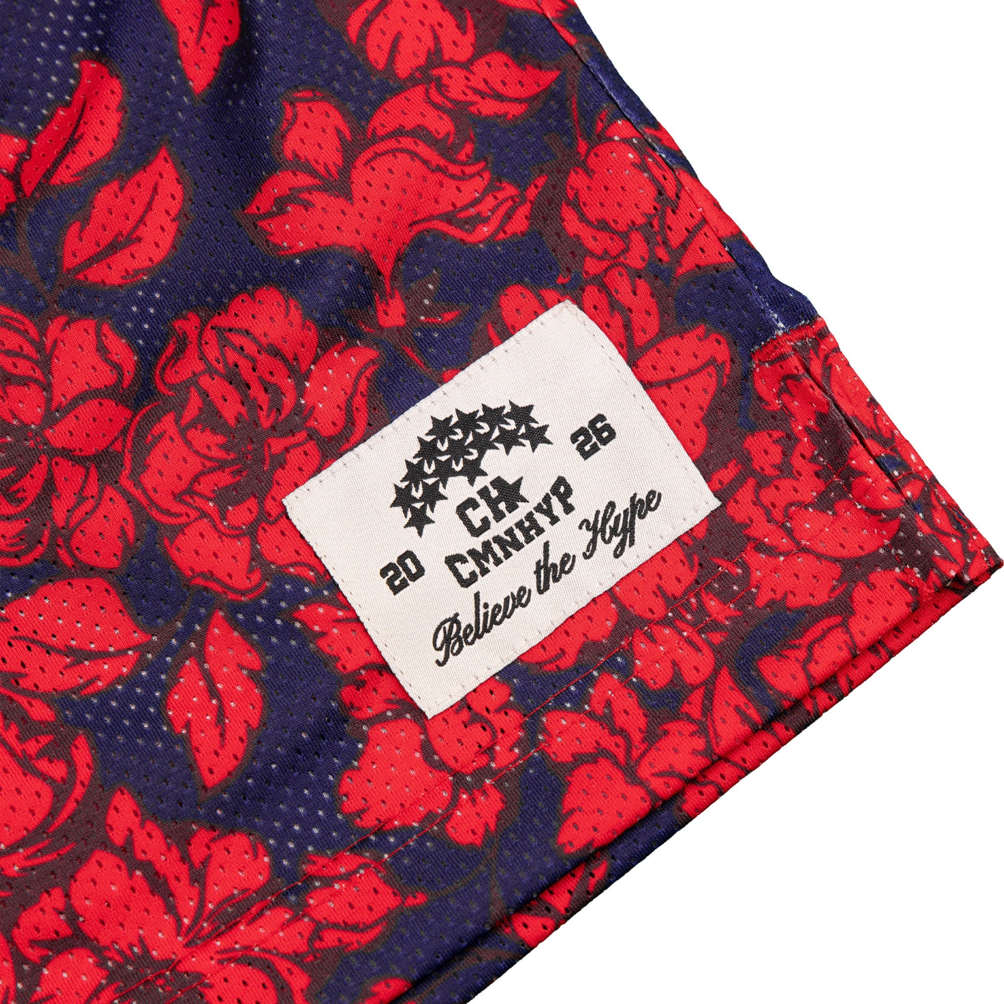 Common Hype Bloom Mesh Short Navy Blue