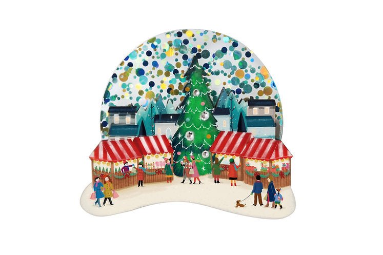 Christmas Market Brooch by Laliblue by Quirks! at Shirley Shoppe