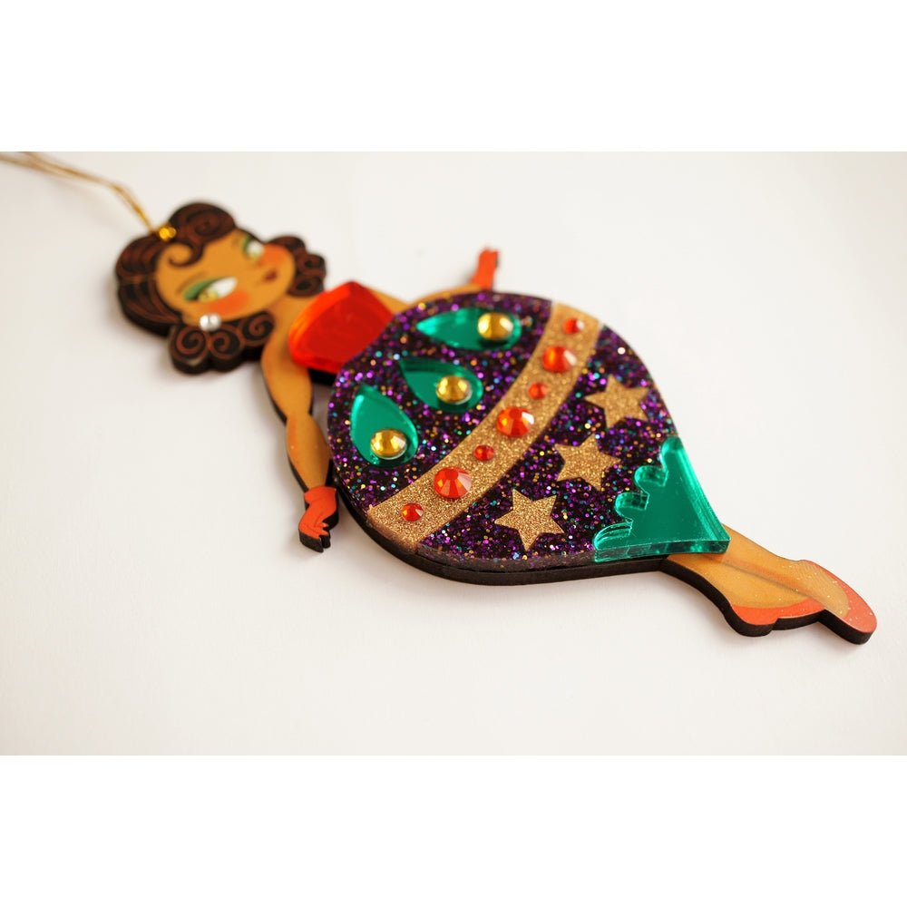 Christmastree Ornament with Stars by Laliblue by Quirks! at Shirley Shoppe