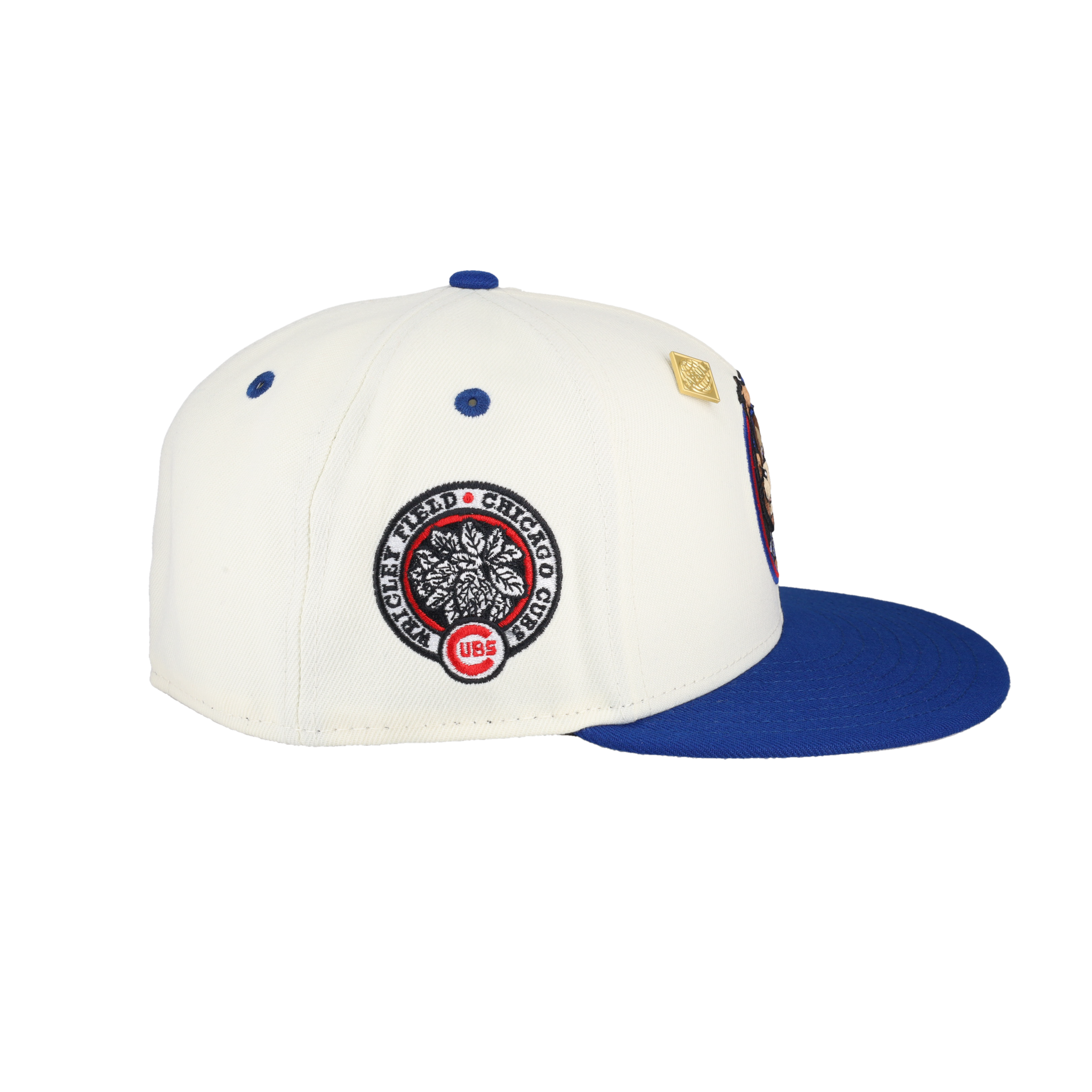 Chicago Cubs Clark The Bear Logo Wrigley Field Patch 59Ffity Fitted Hat