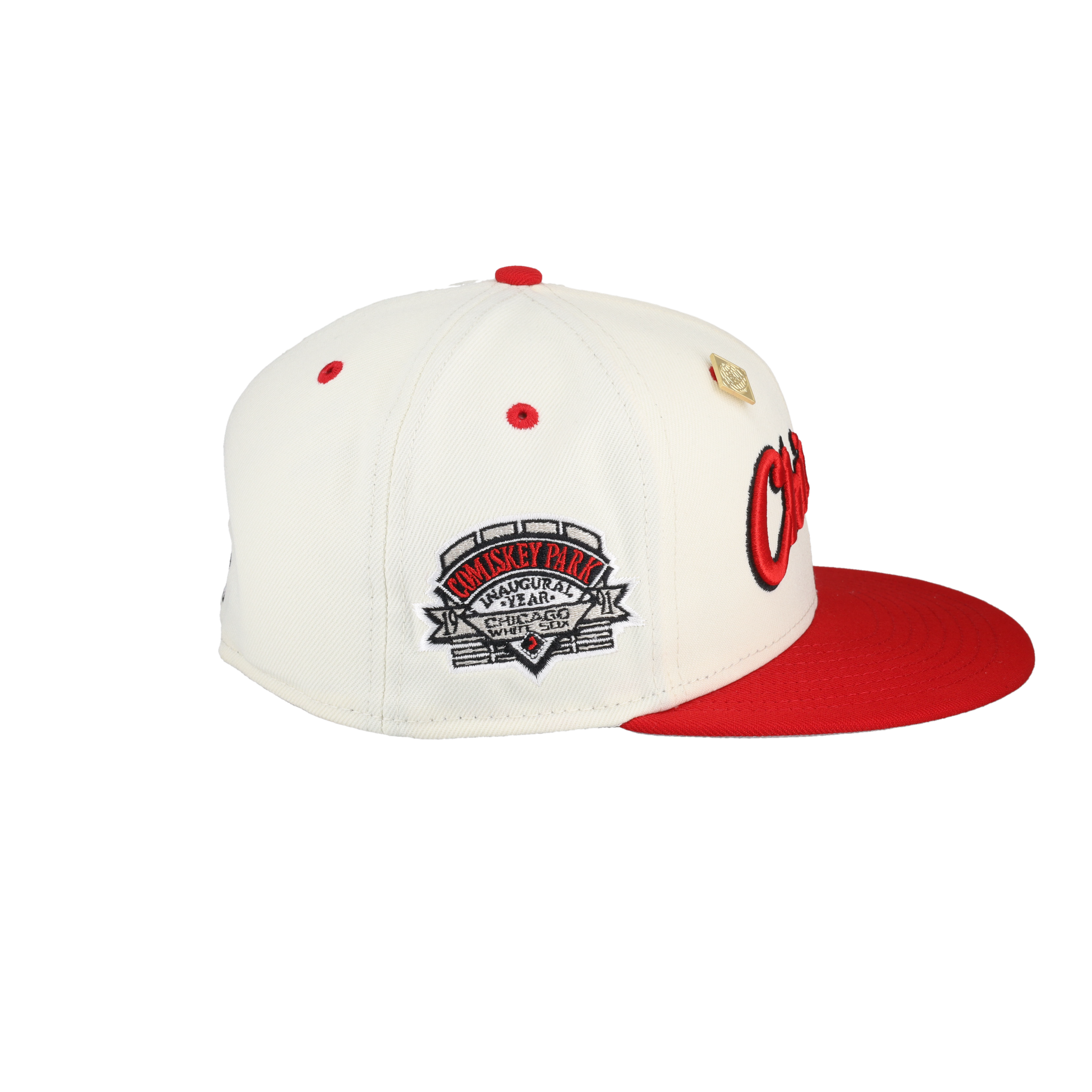 Chicago White Sox Chrome Comiskey Park 59Fifty Fitted Hat