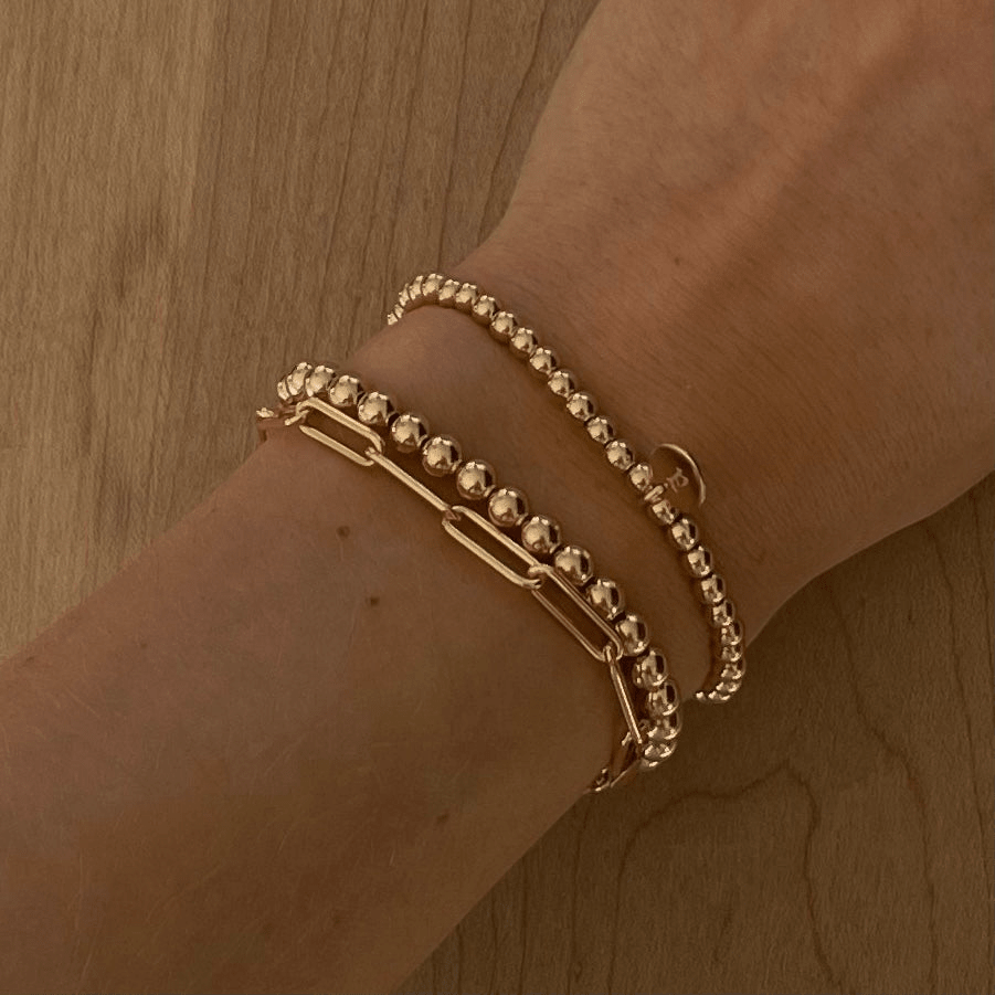chunky paperclip bracelet by Cuffed by Nano LLC at Shirley Shoppe