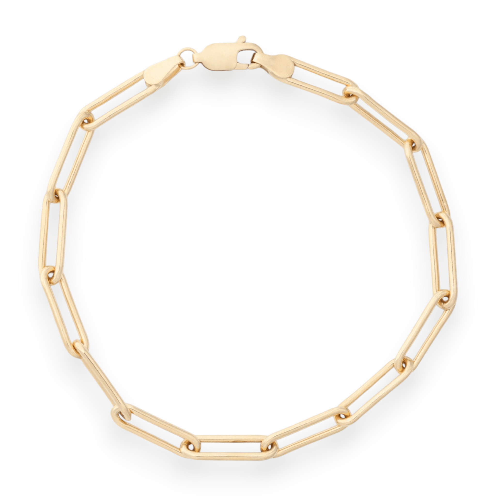 chunky paperclip bracelet by Cuffed by Nano LLC at Shirley Shoppe