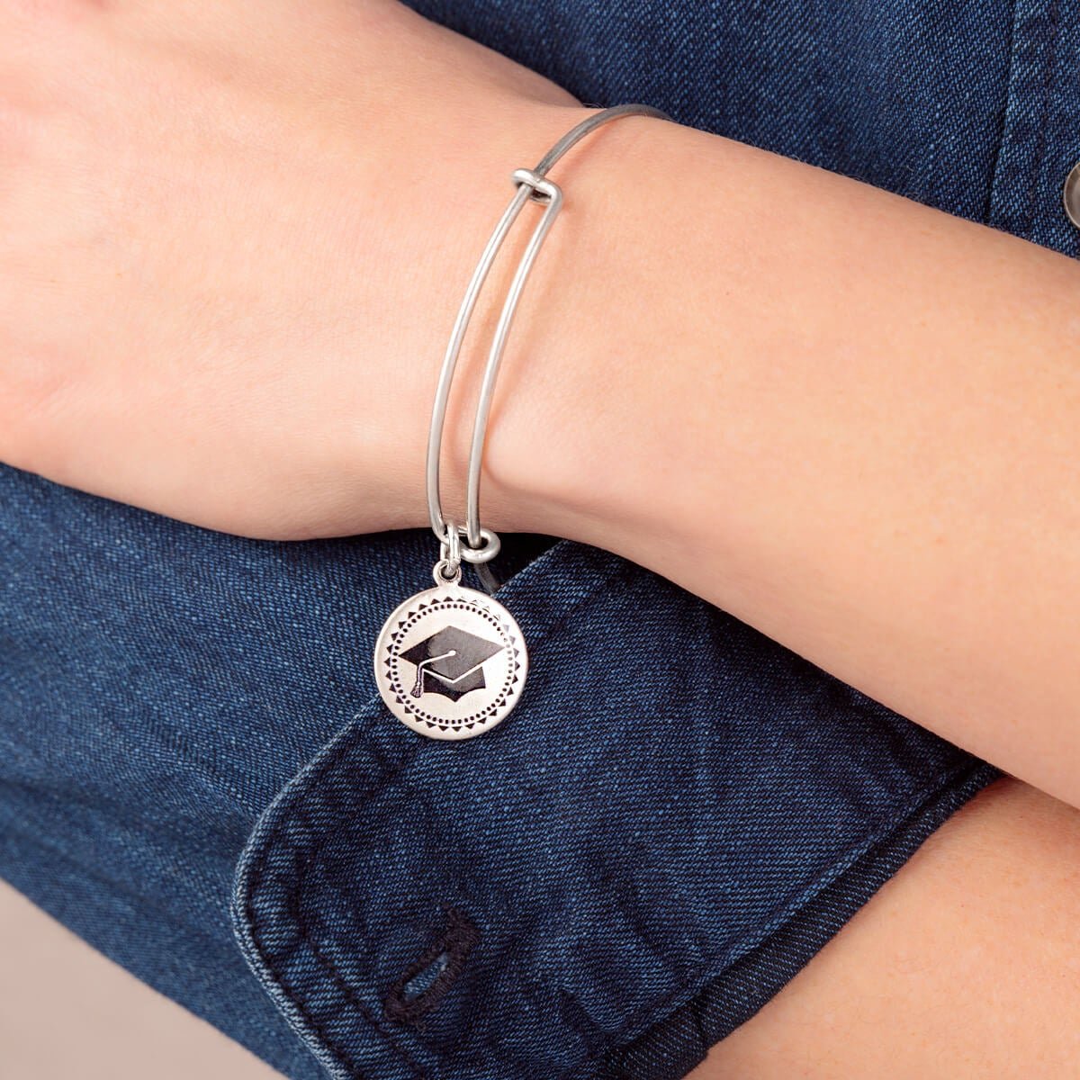 Class of 2020 Charm Bangle by ALEX AND ANI at Shirley Shoppe