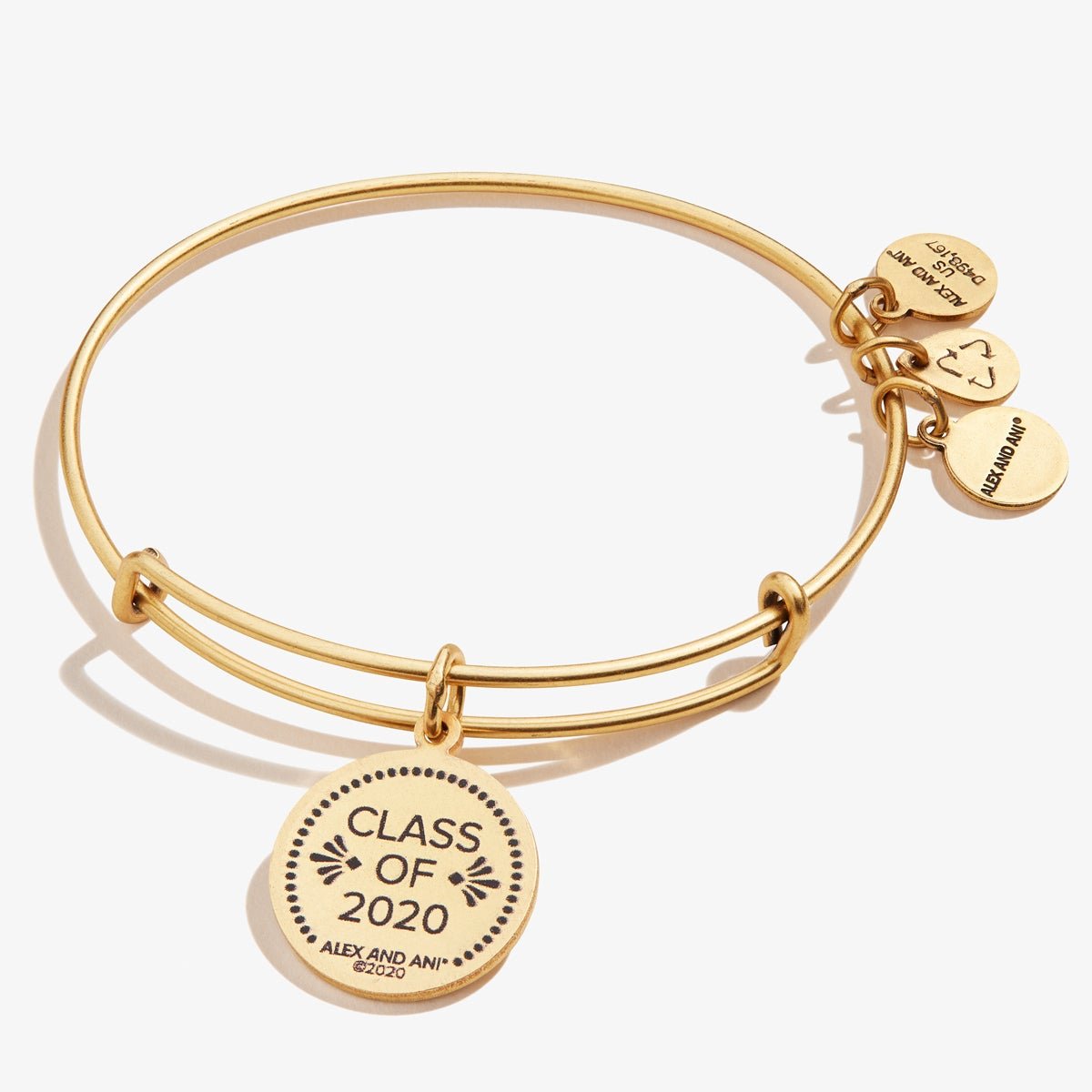 Class of 2020 Charm Bangle by ALEX AND ANI at Shirley Shoppe