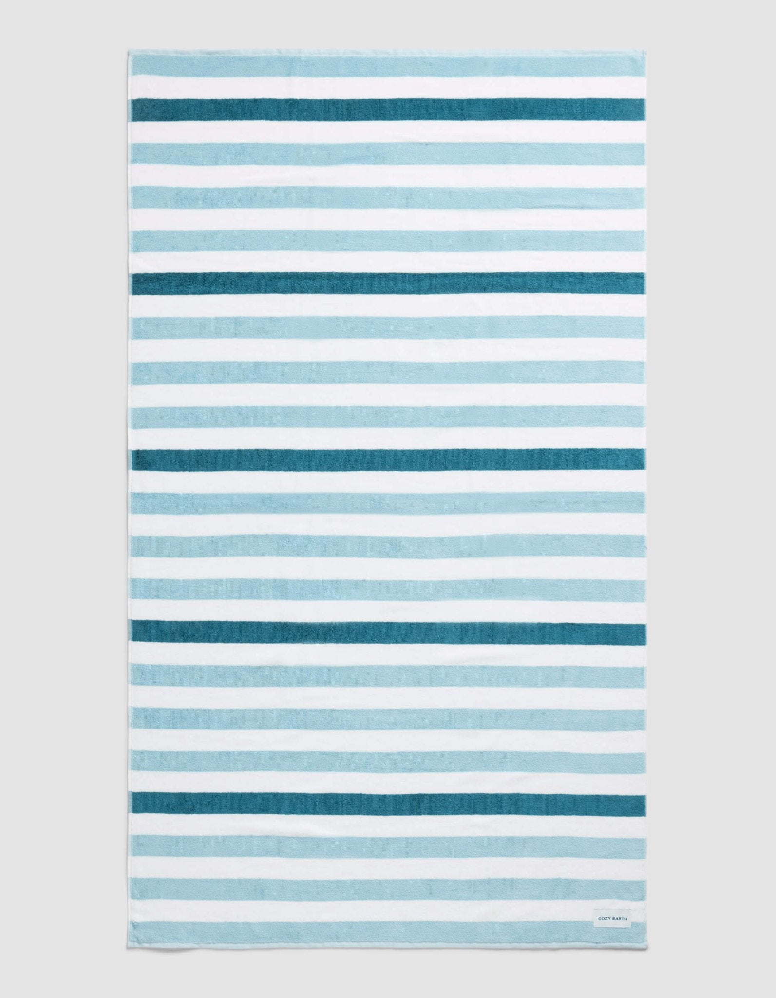 Classic Stripe Resort Towel by Cozy Earth at Shirley Shoppe