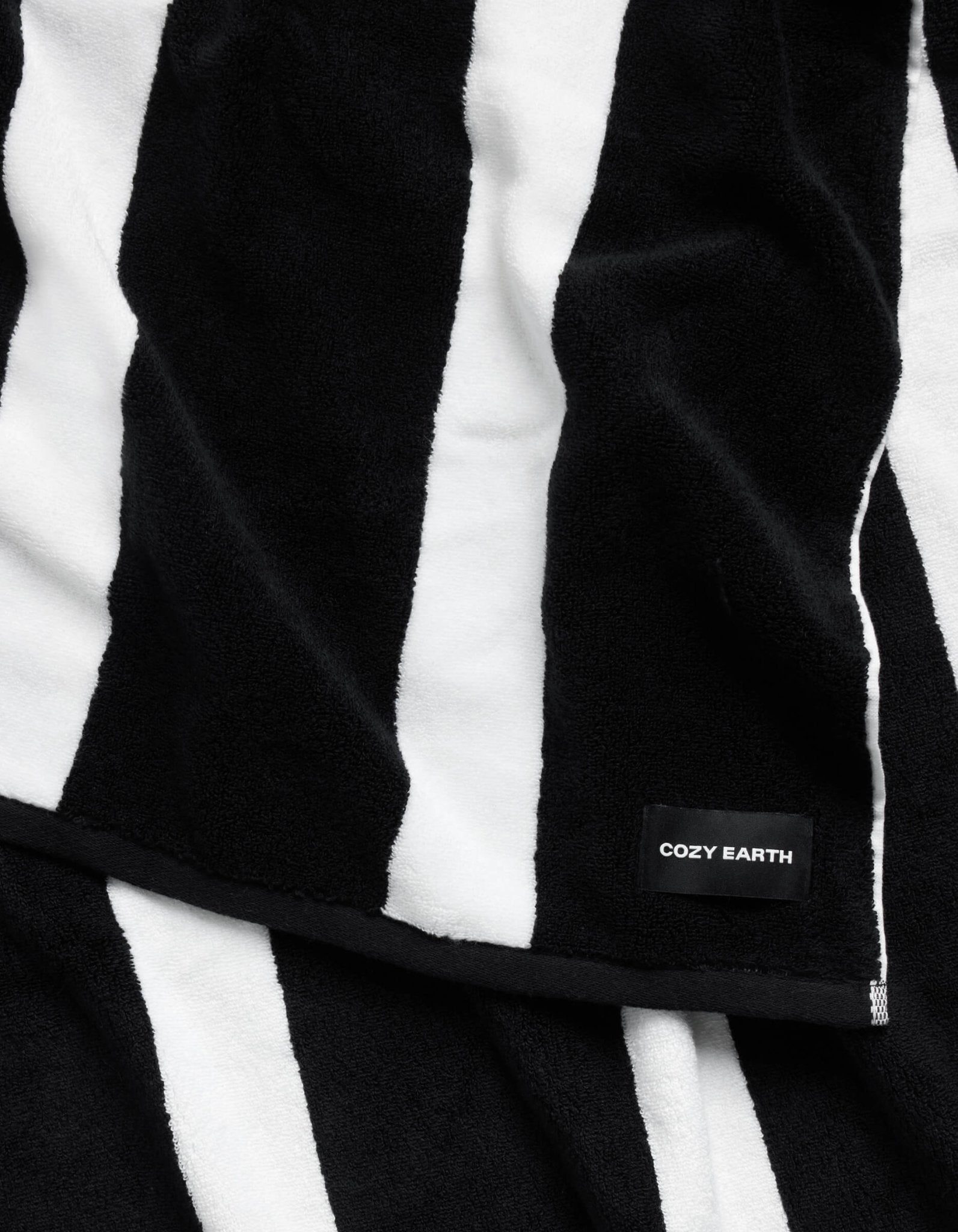 Classic Stripe Resort Towel by Cozy Earth at Shirley Shoppe