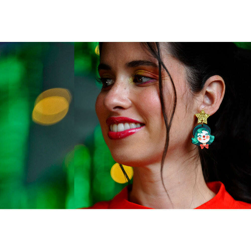 Clown Earrings by Laliblue