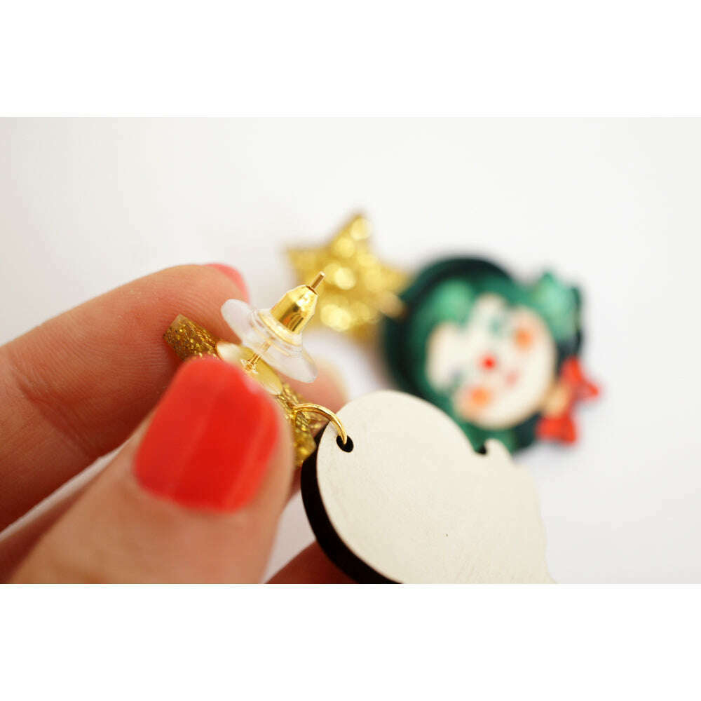 Clown Earrings by Laliblue
