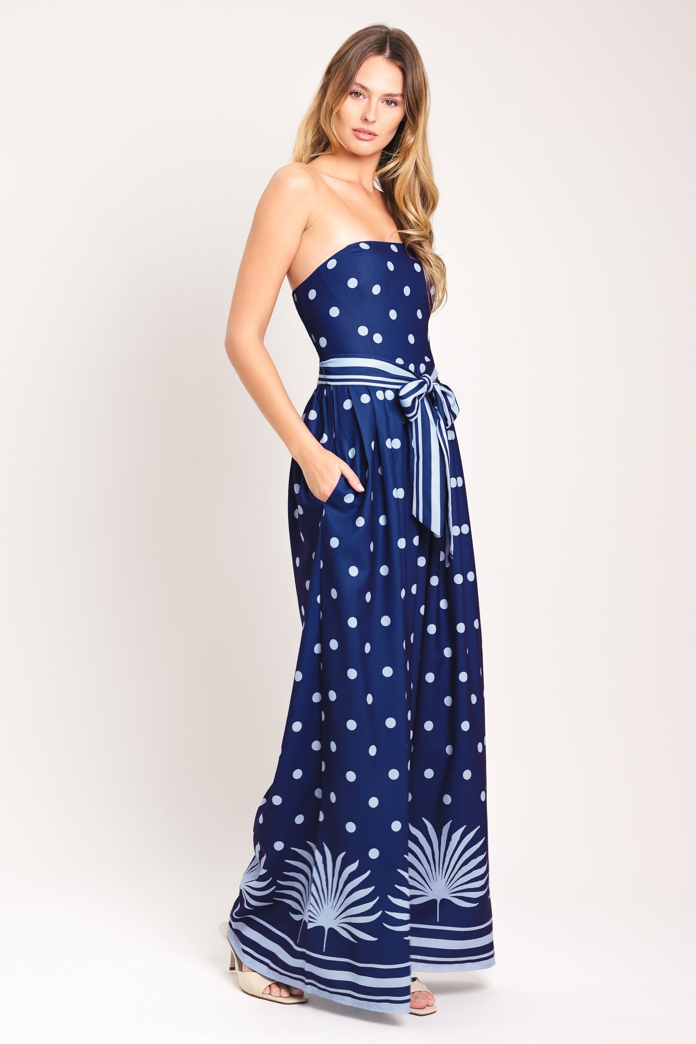 COASTAL SWAY WOVEN JUMPSUIT by Flying Tomato at Shirley Shoppe
