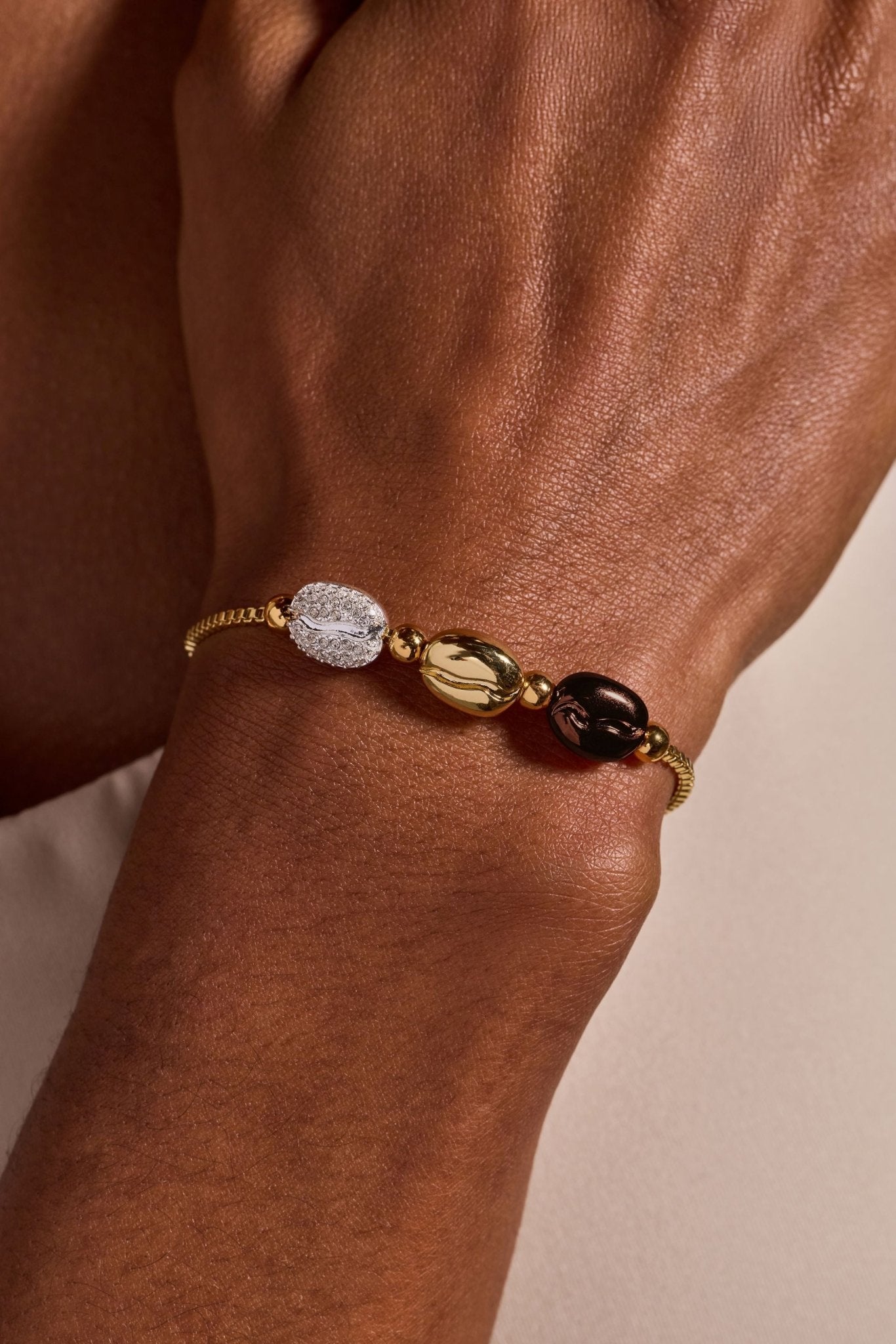 Coffee Bean Bolo Bracelet by ALEX AND ANI at Shirley Shoppe