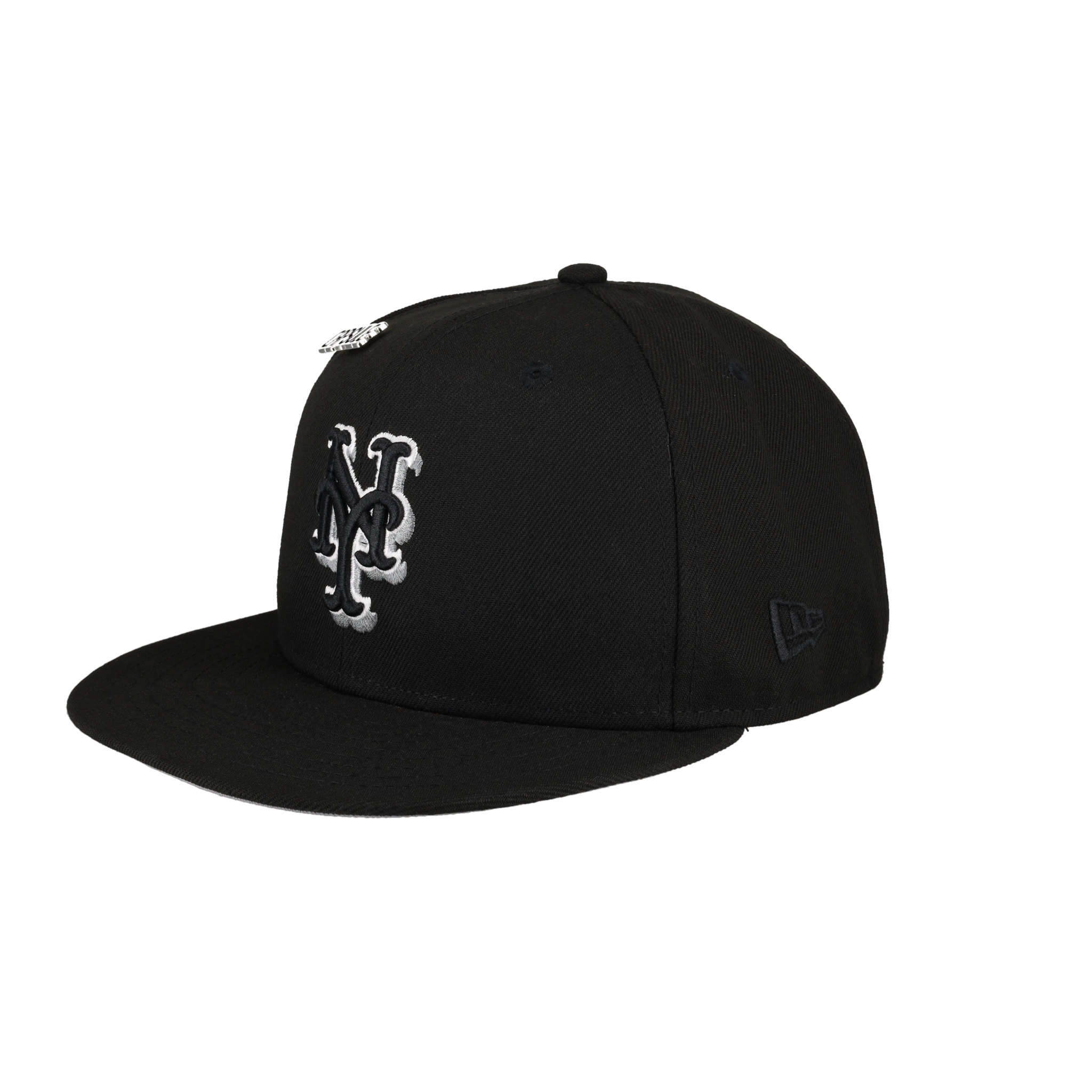New York Mets Side Splash Collection Shea Stadium Patch Fitted Hat