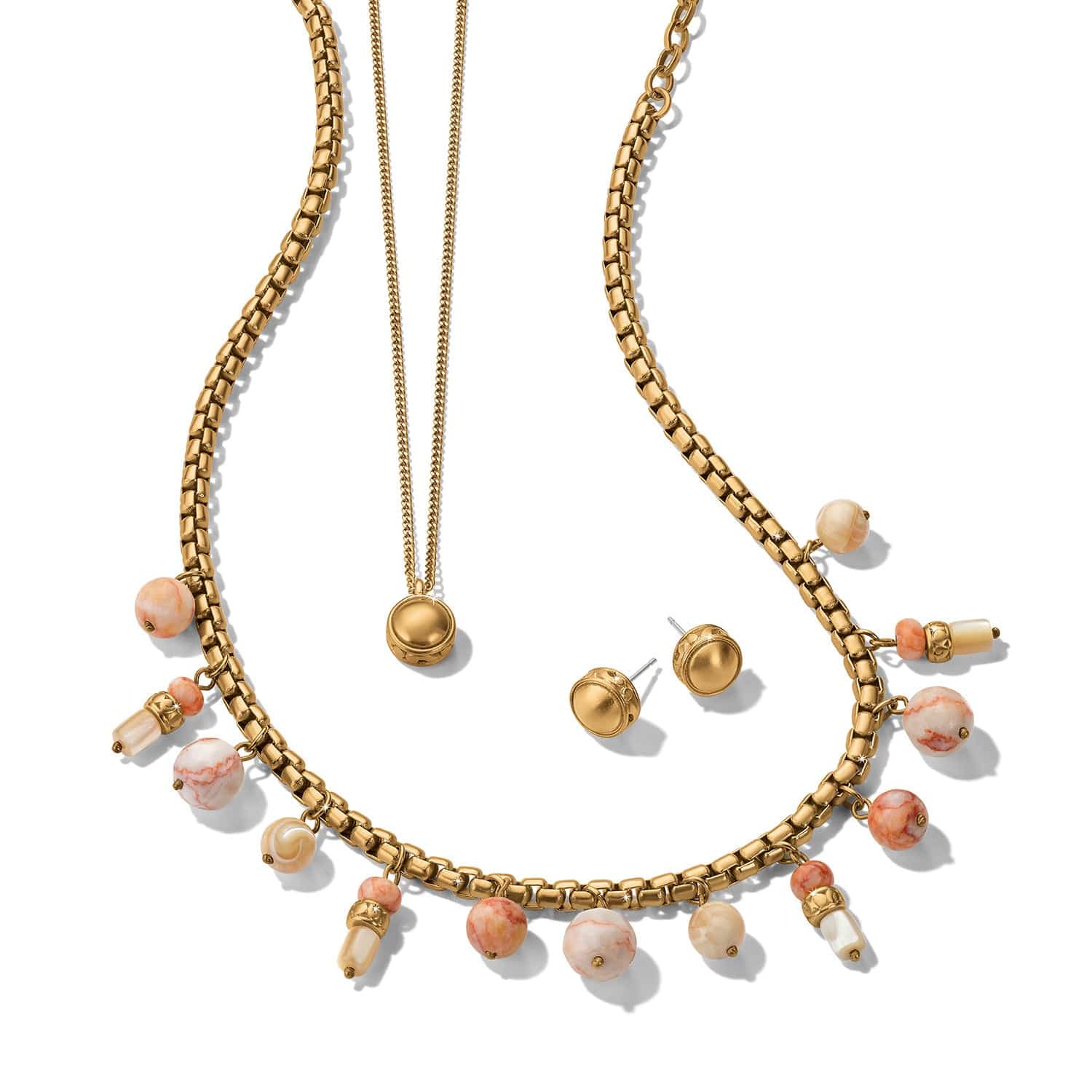 Contempo Nuevo Rosado Drop Necklace