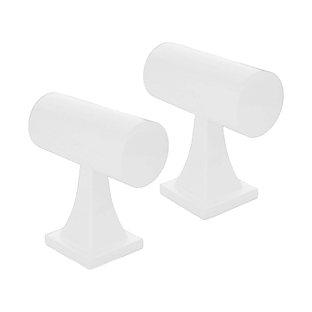 T-bar Display White Lacquer - Set of 2
