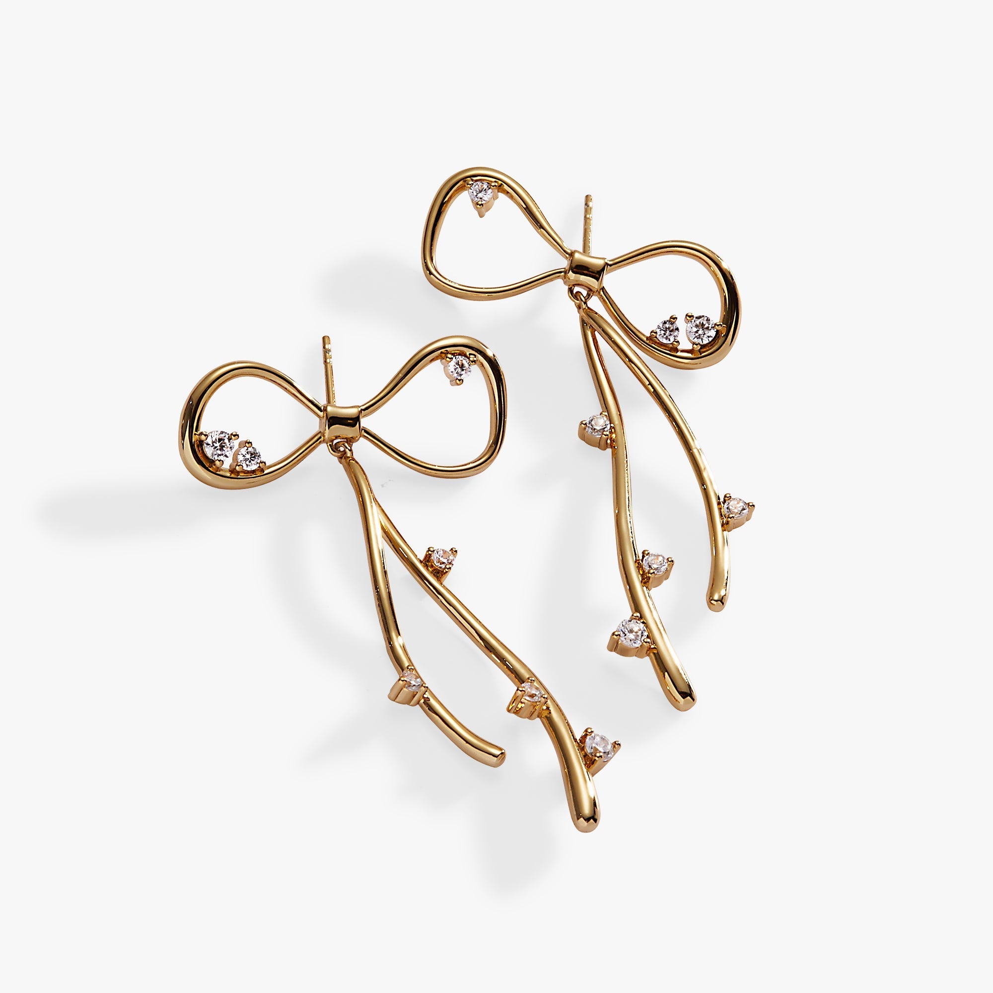 Coquette Bow Earrings by ALEX AND ANI at Shirley Shoppe