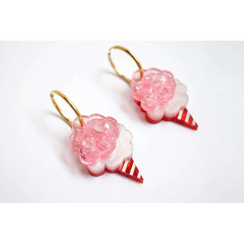 Cotton Candy Earrings by Laliblue