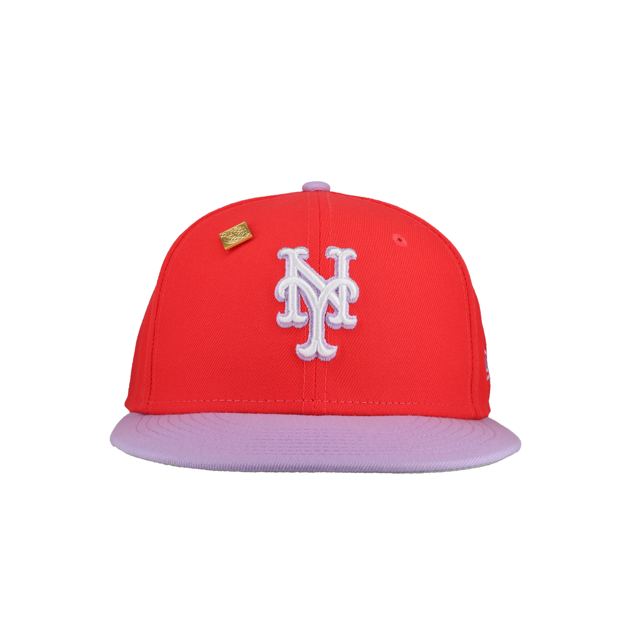 New York Mets Two-Tone Color Pack Red Cap 59Fifty Fitted Hat