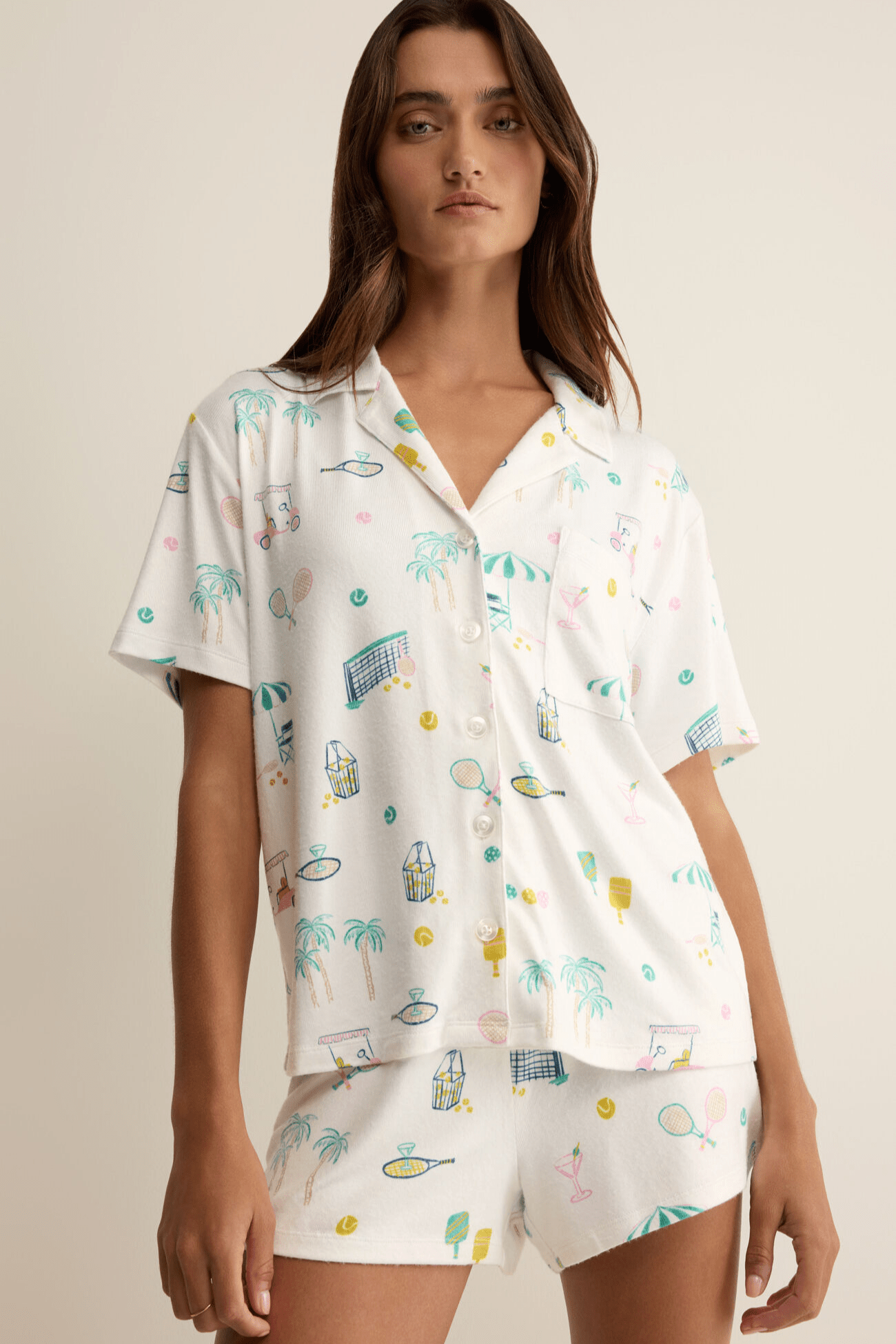 Court Sports PJ Top by z supply at Shirley Shoppe