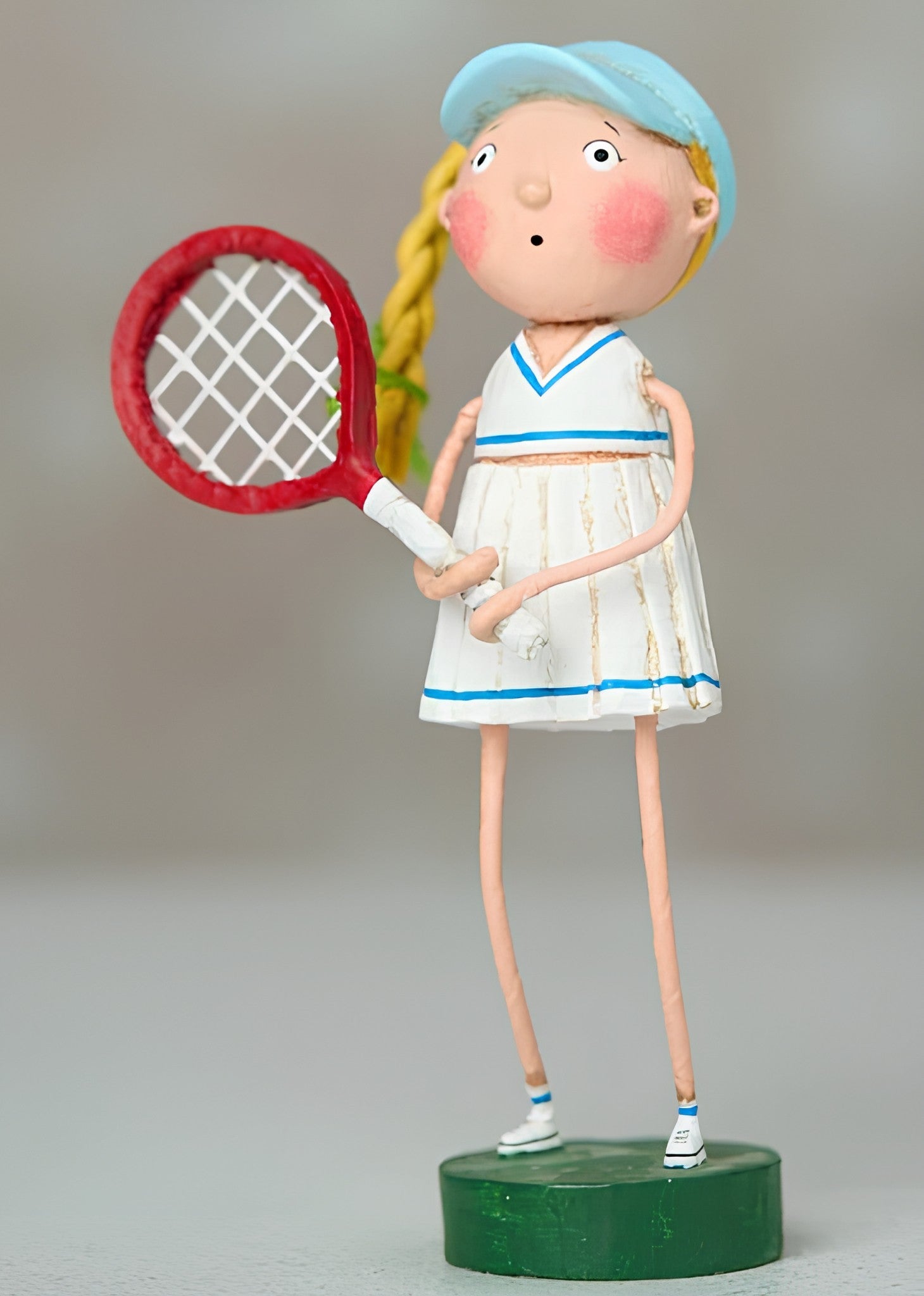 Courtney Tennis Player Figuine by Lori Mitchell by Quirks! at Shirley Shoppe