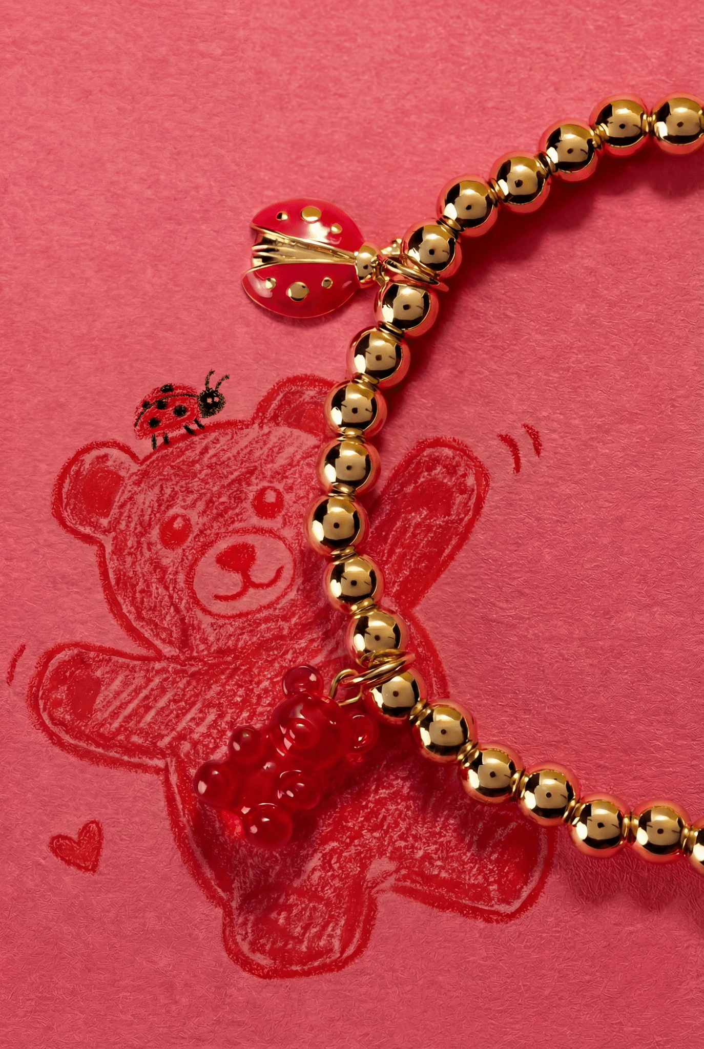 Crayola Fan Favorites Scarlet Charm Stretch Bracelet by ALEX AND ANI at Shirley Shoppe