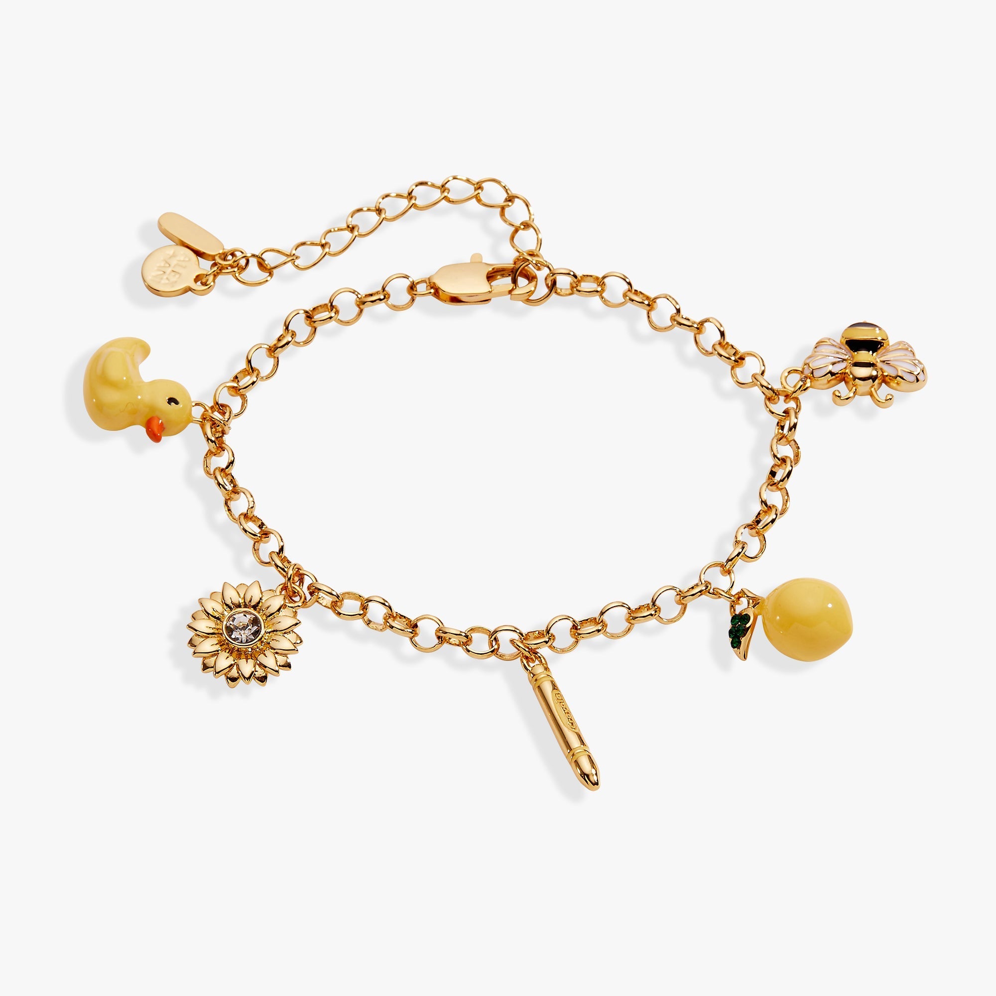 Crayola Fan Favorites Sunglow Charm Bracelet by ALEX AND ANI at Shirley Shoppe