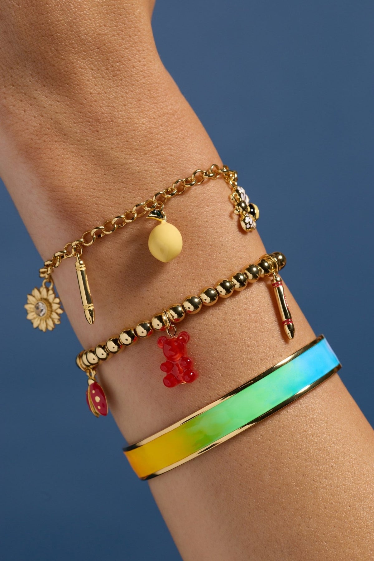 Crayola Rainbow Gradient Cuff by ALEX AND ANI at Shirley Shoppe