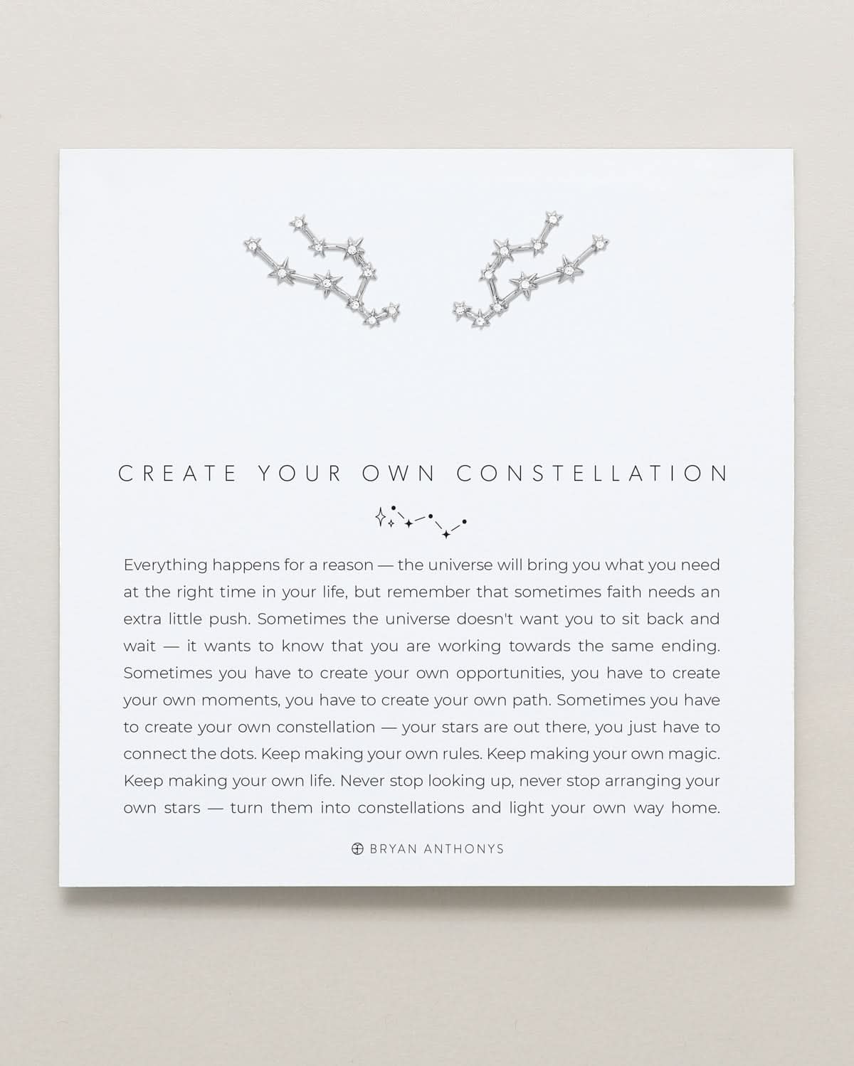 Create Your Own Constellation Earring Climbers by Bryan Anthonys at Shirley Shoppe