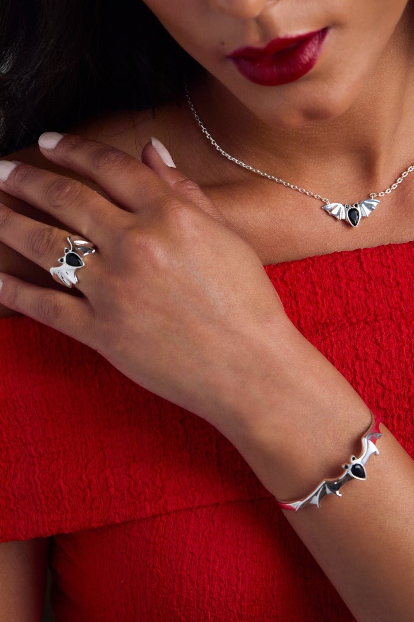 Crystal Bat Cuff by ALEX AND ANI at Shirley Shoppe