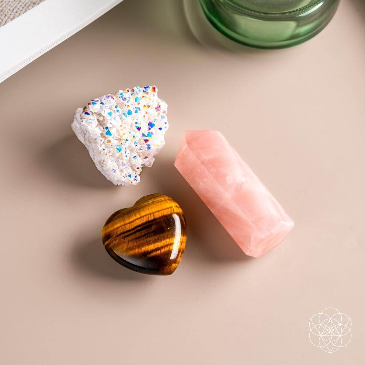 Crystal Fridge Magnets - Trio of Protection & Comfort by Conscious Items at Shirley Shoppe